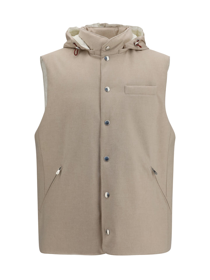 Wool Down Vest 1
