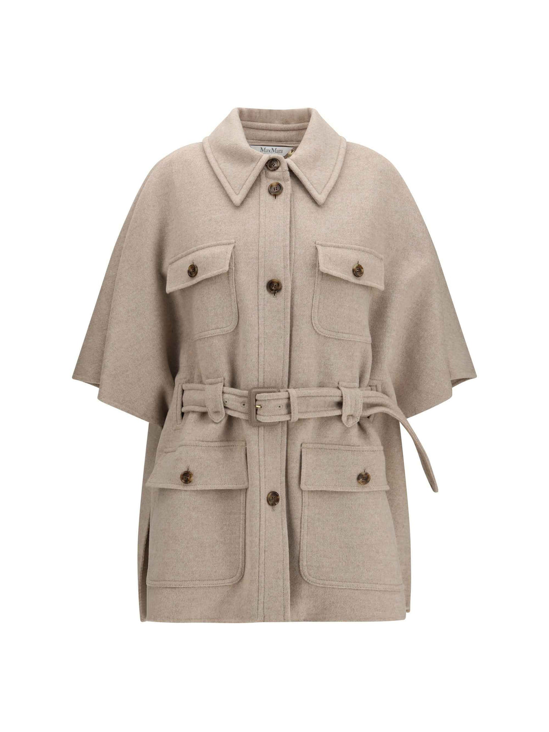 Nettare cashmere Cape with belt