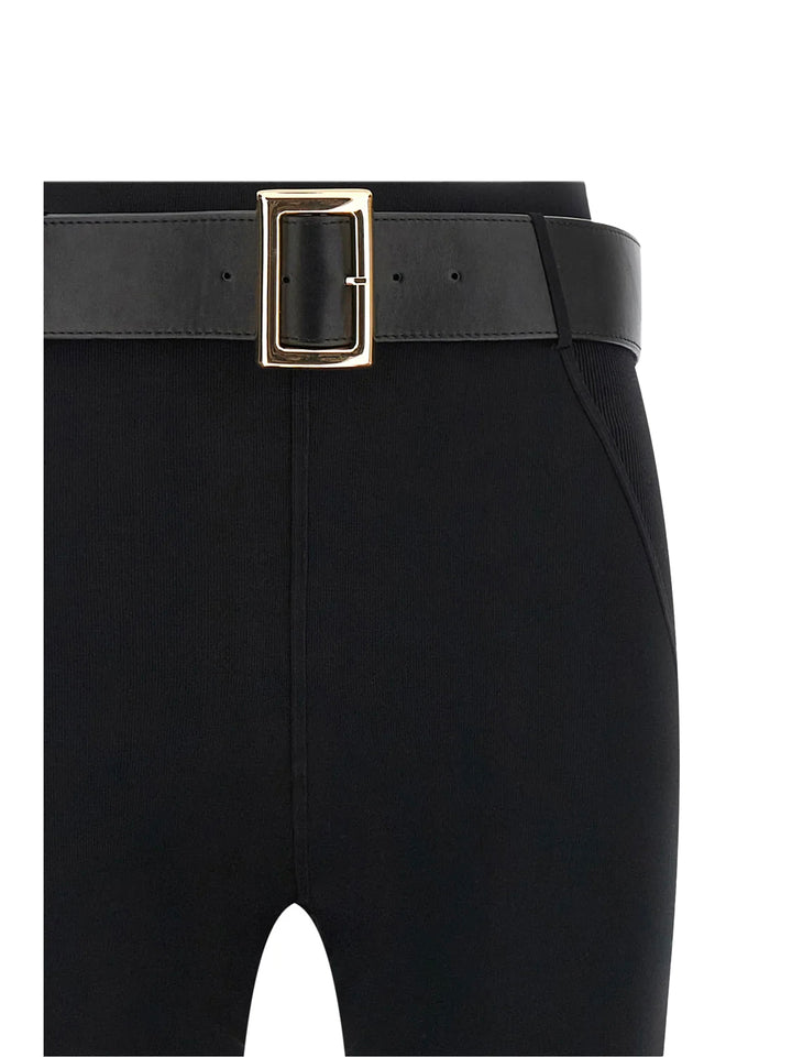 Stretch jersey Leggings with belt 3