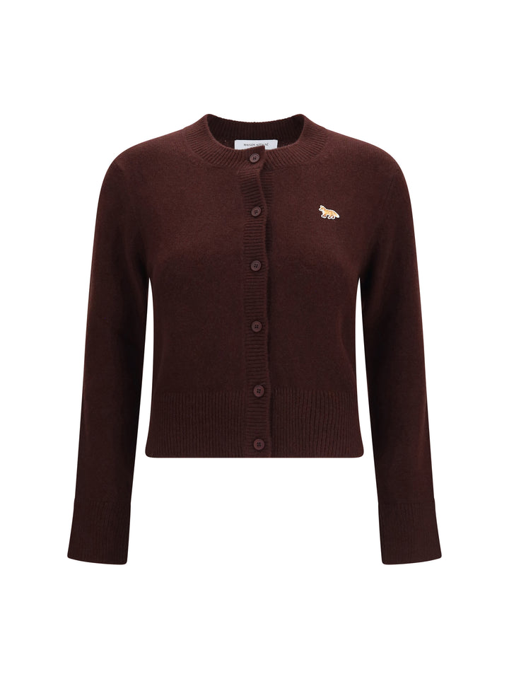 Baby Fox fitted lambswool Cardigan 1