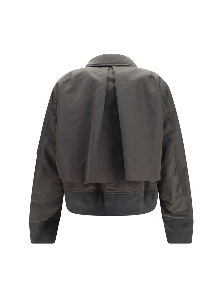 Double-zip nylon Jacket