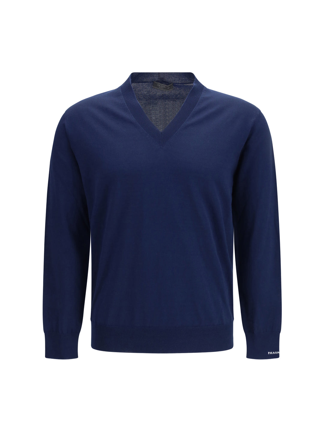 Cotton V-neck Sweater 1