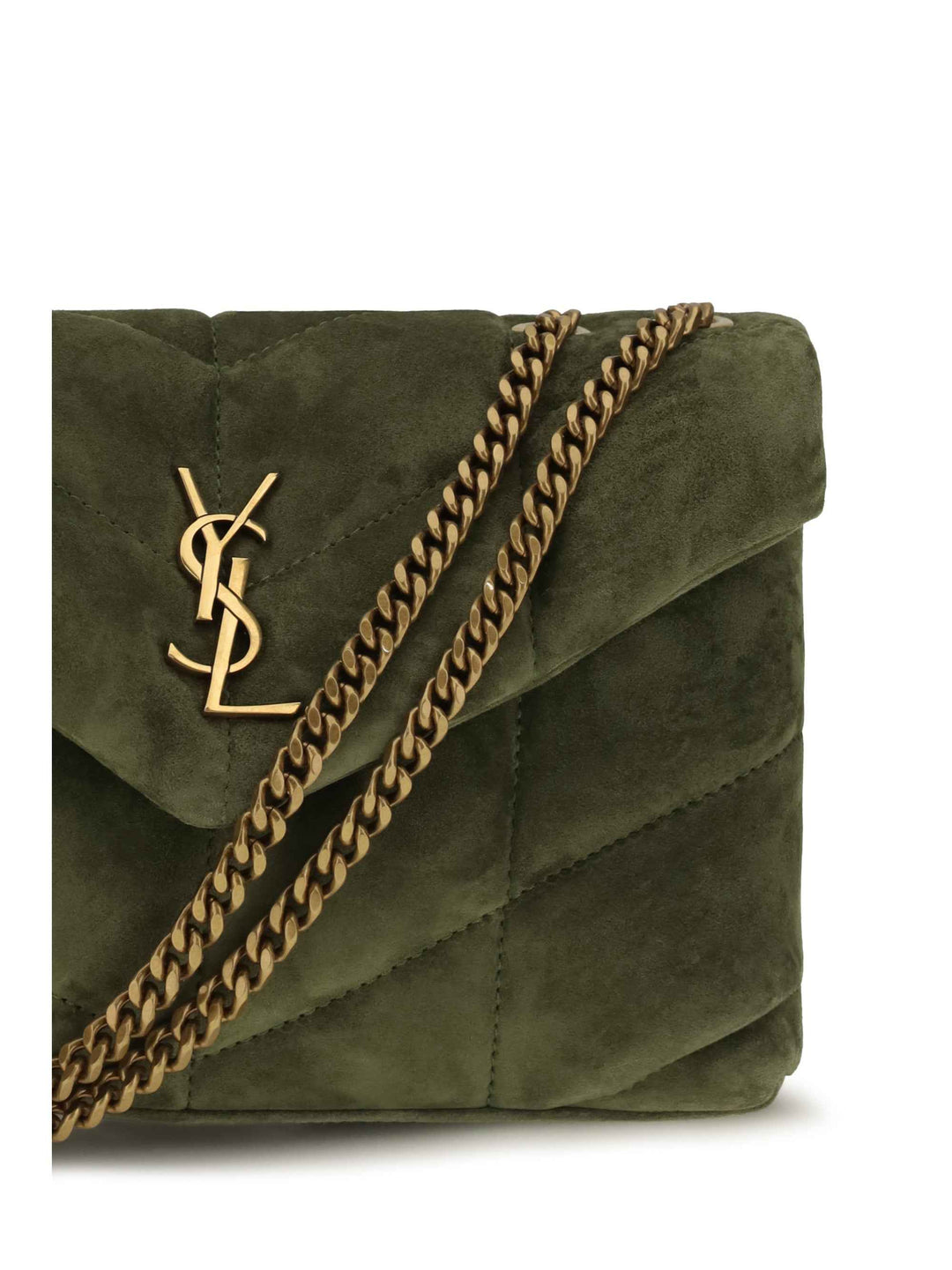 LouLou Puffer Toy suede Shoulder Bag