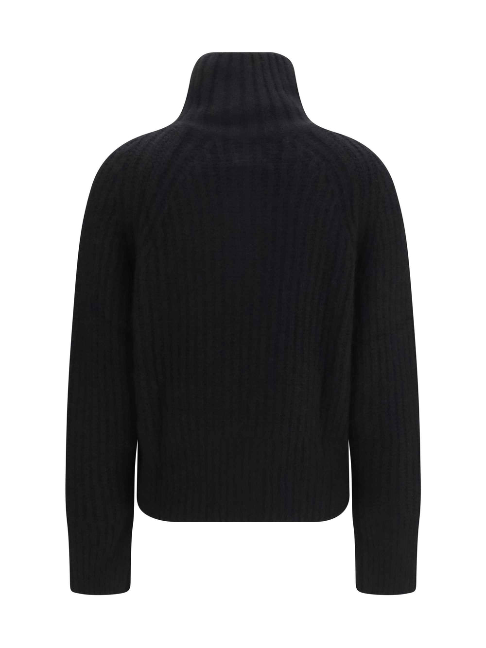 Ribbed Troyer Sweater with zip