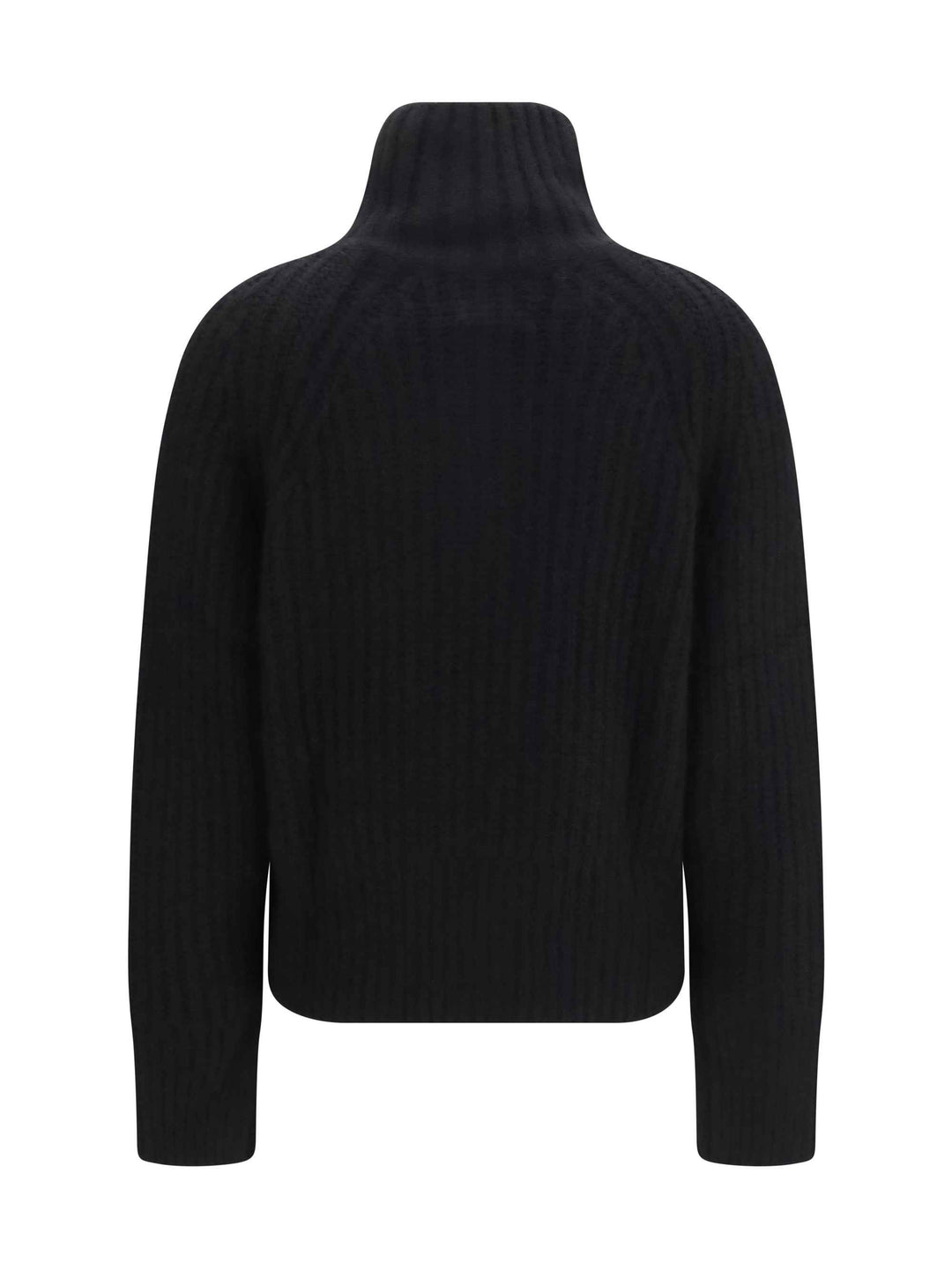 Ribbed Troyer Sweater with zip