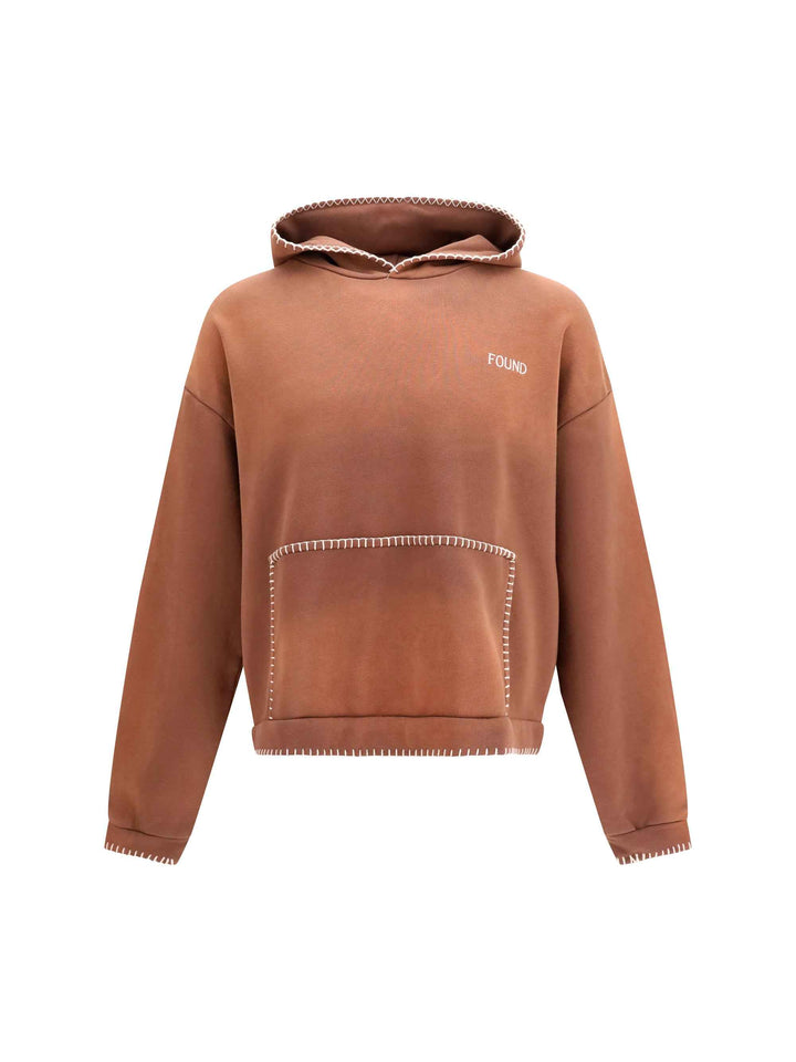 Hoodie with stitch details