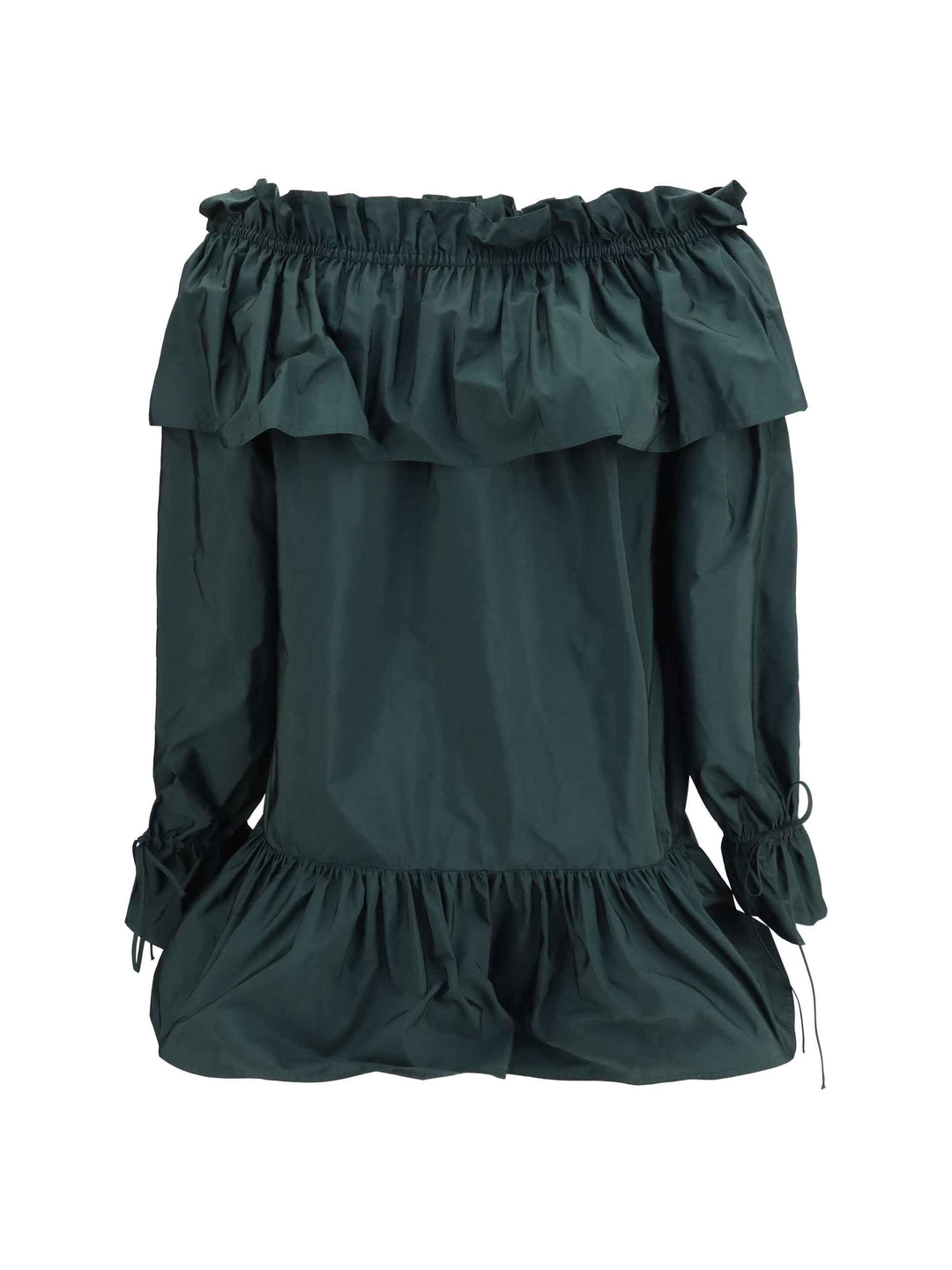 Ruffled Nylon Poplin Dress