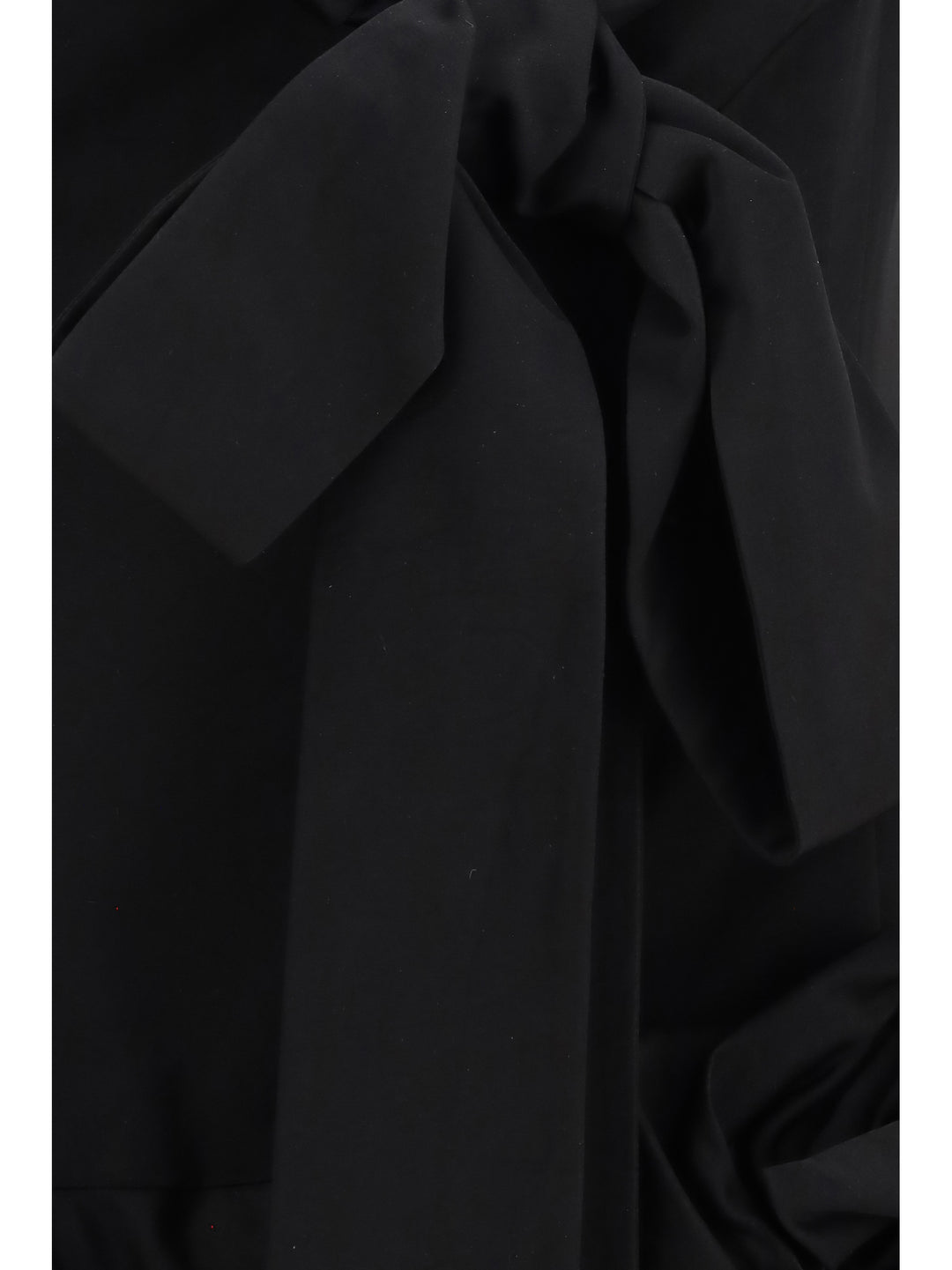 Midi Dress with draped shawl collar 3