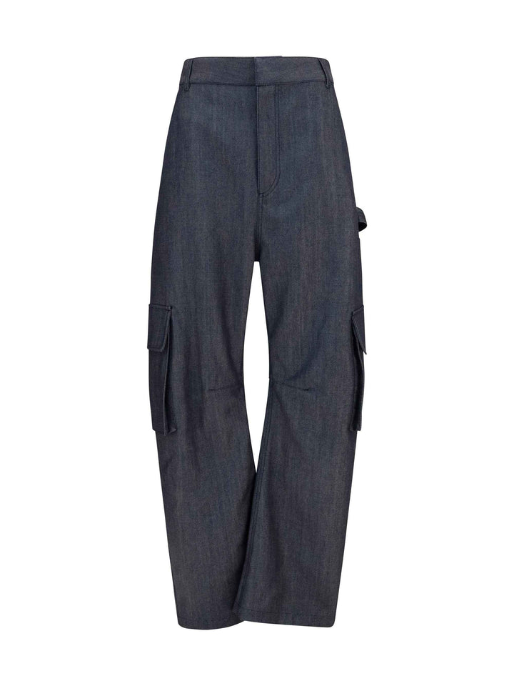 Denim print Cargo Pants