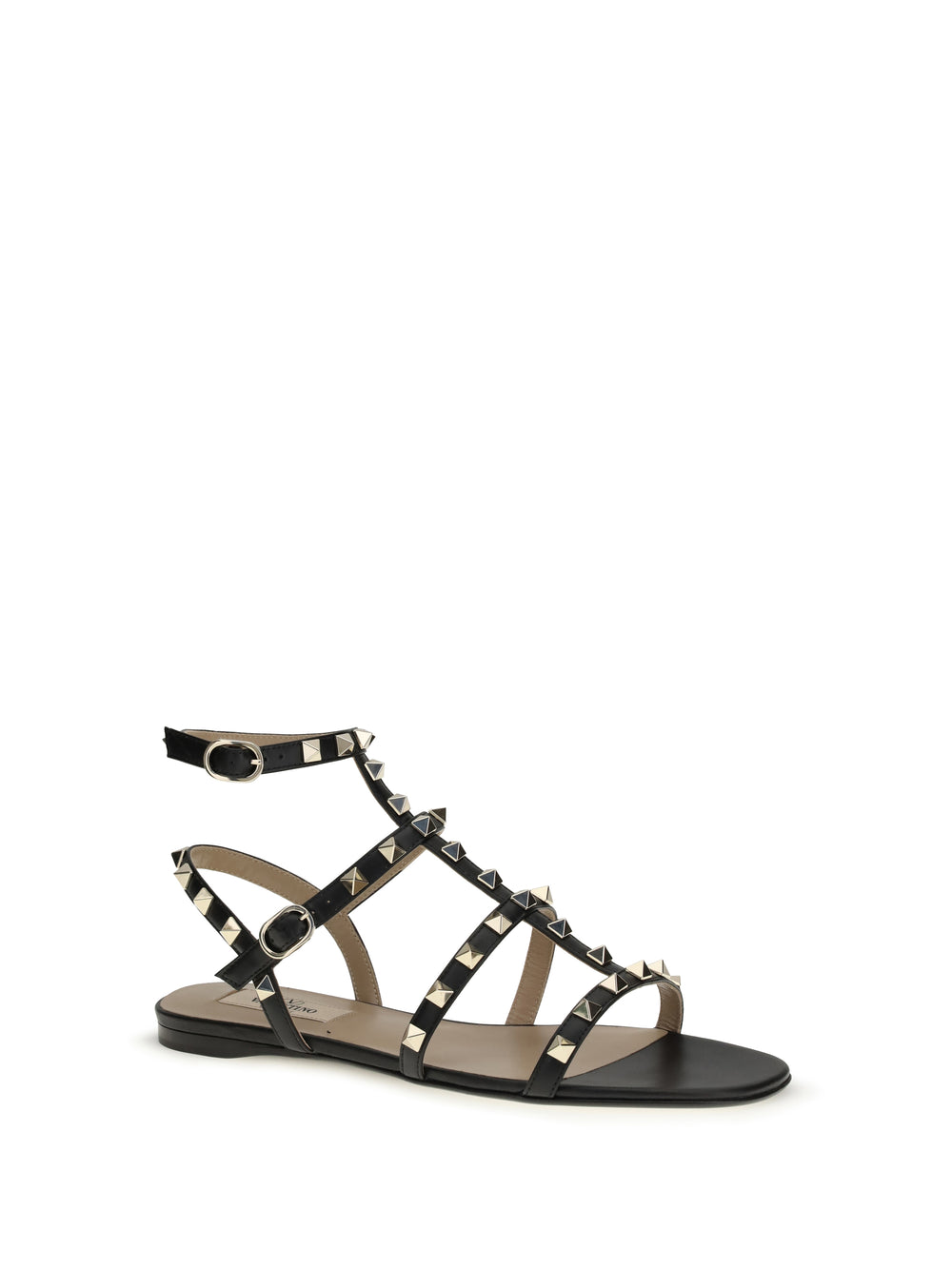 Rockstud leather Sandals 2