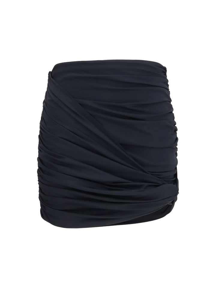 Draped swim Mini Skirt 1