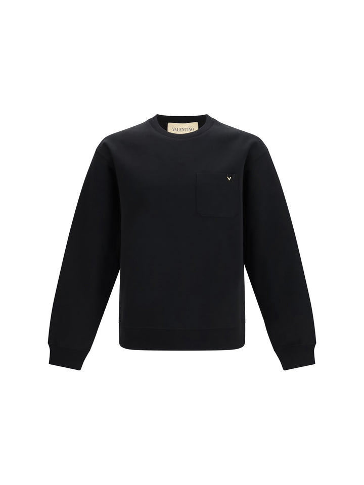 Sweatshirt with pocket and VLogo 1