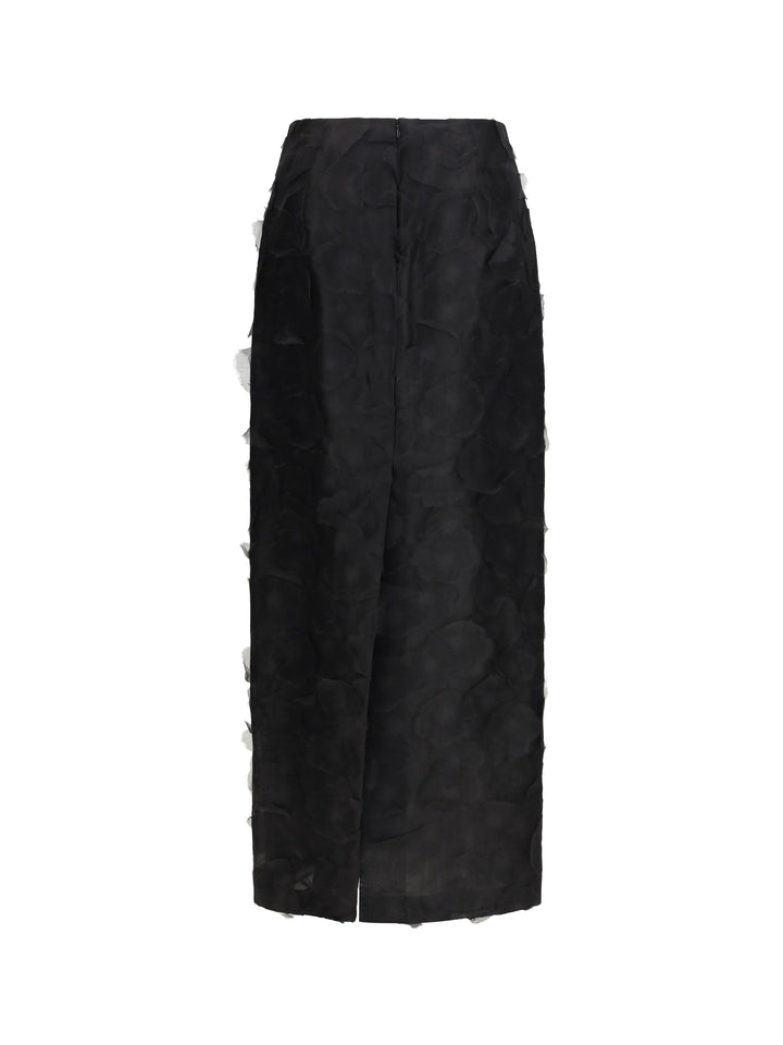 Adepto long silk Skirt 2