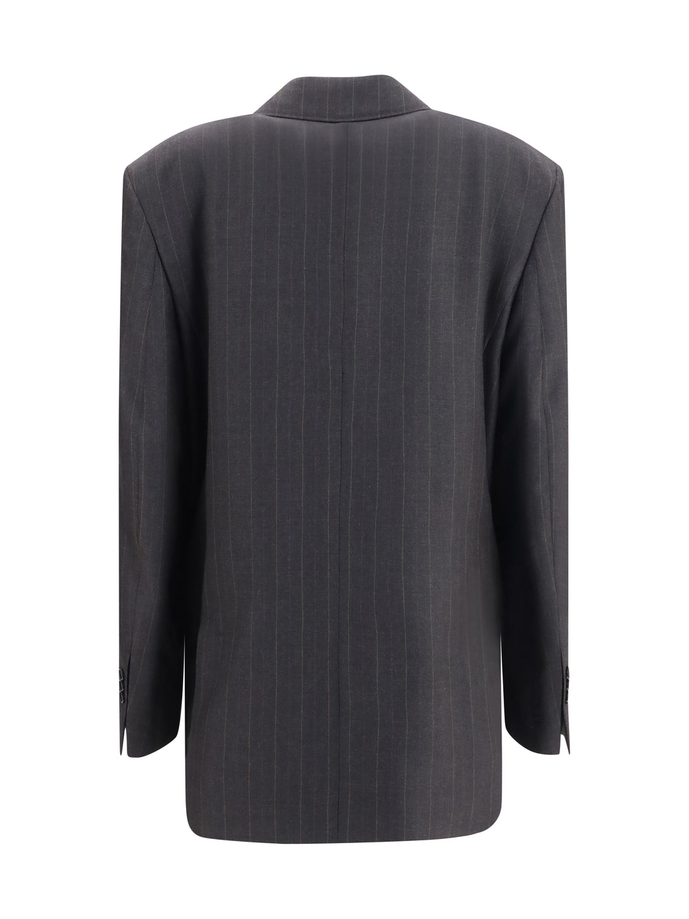 Striped wool double breasted Blazer 2