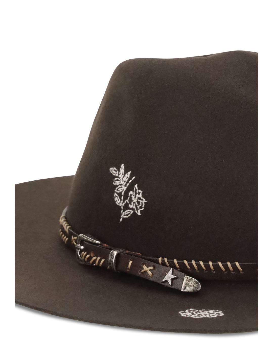 Embroidered wool Fedora 3