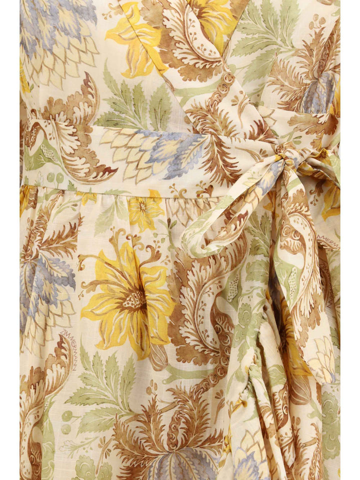 Daylight wrap mini Dress