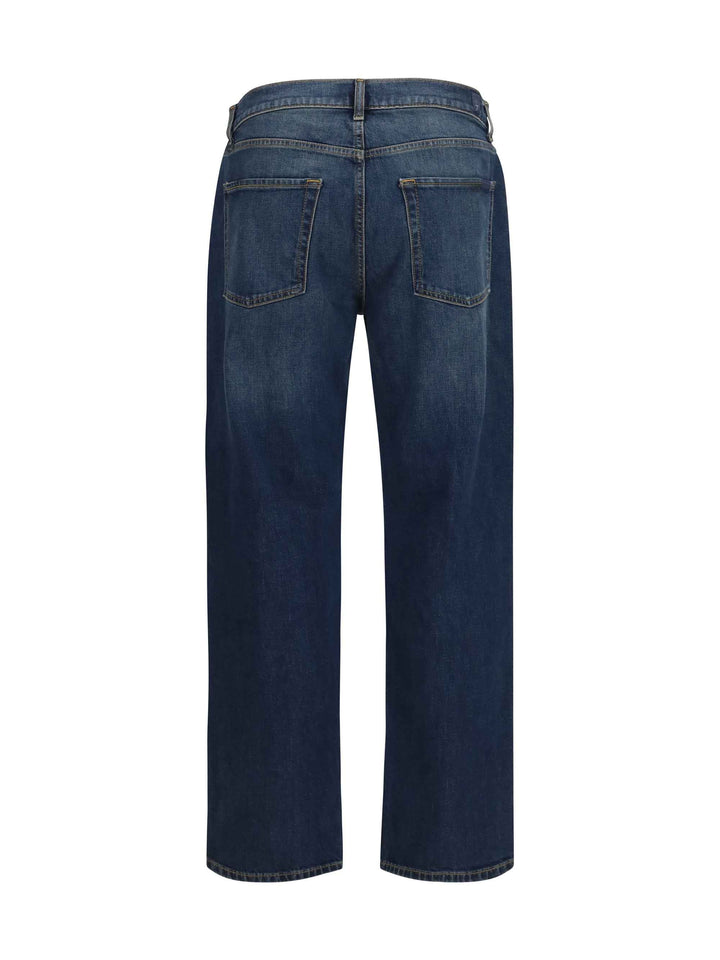 Straight-leg denim Jeans