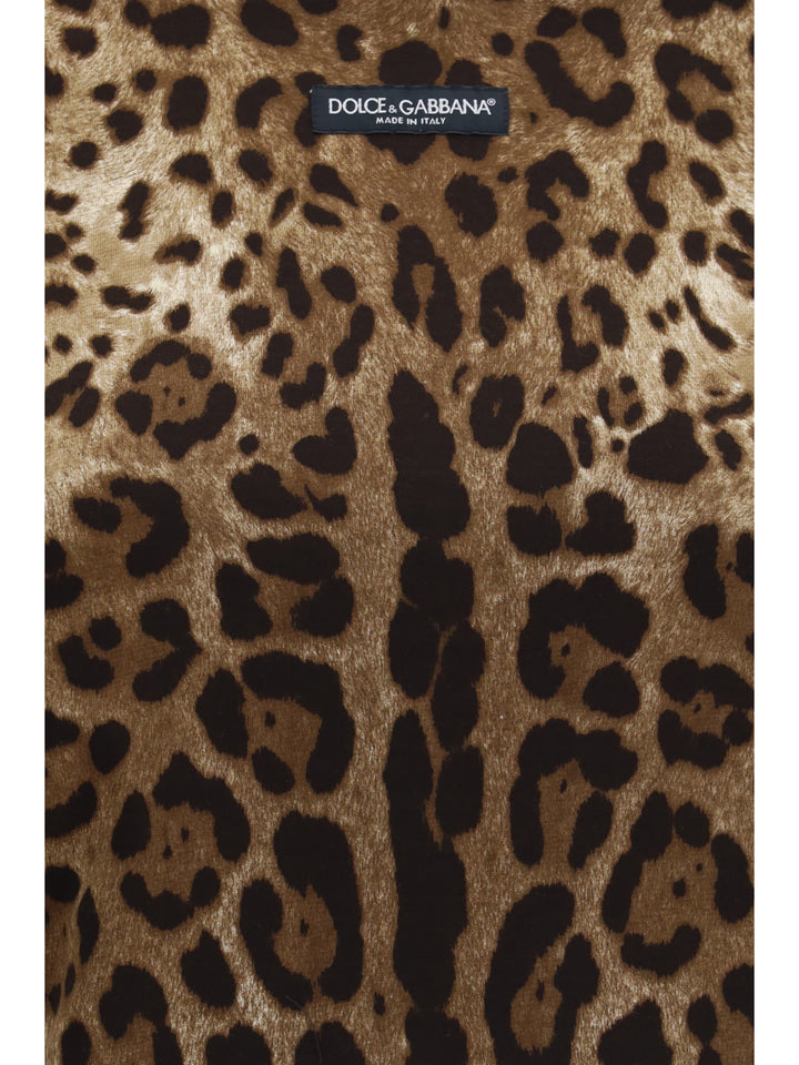 Leopard-print cropped T-shirt 3