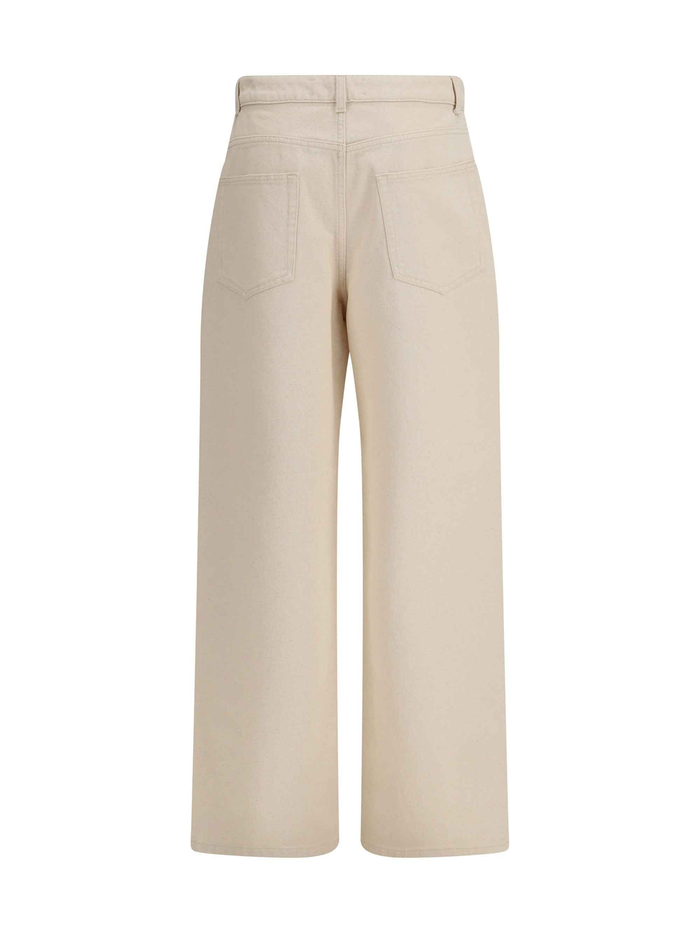 Wide-leg cotton Jeans