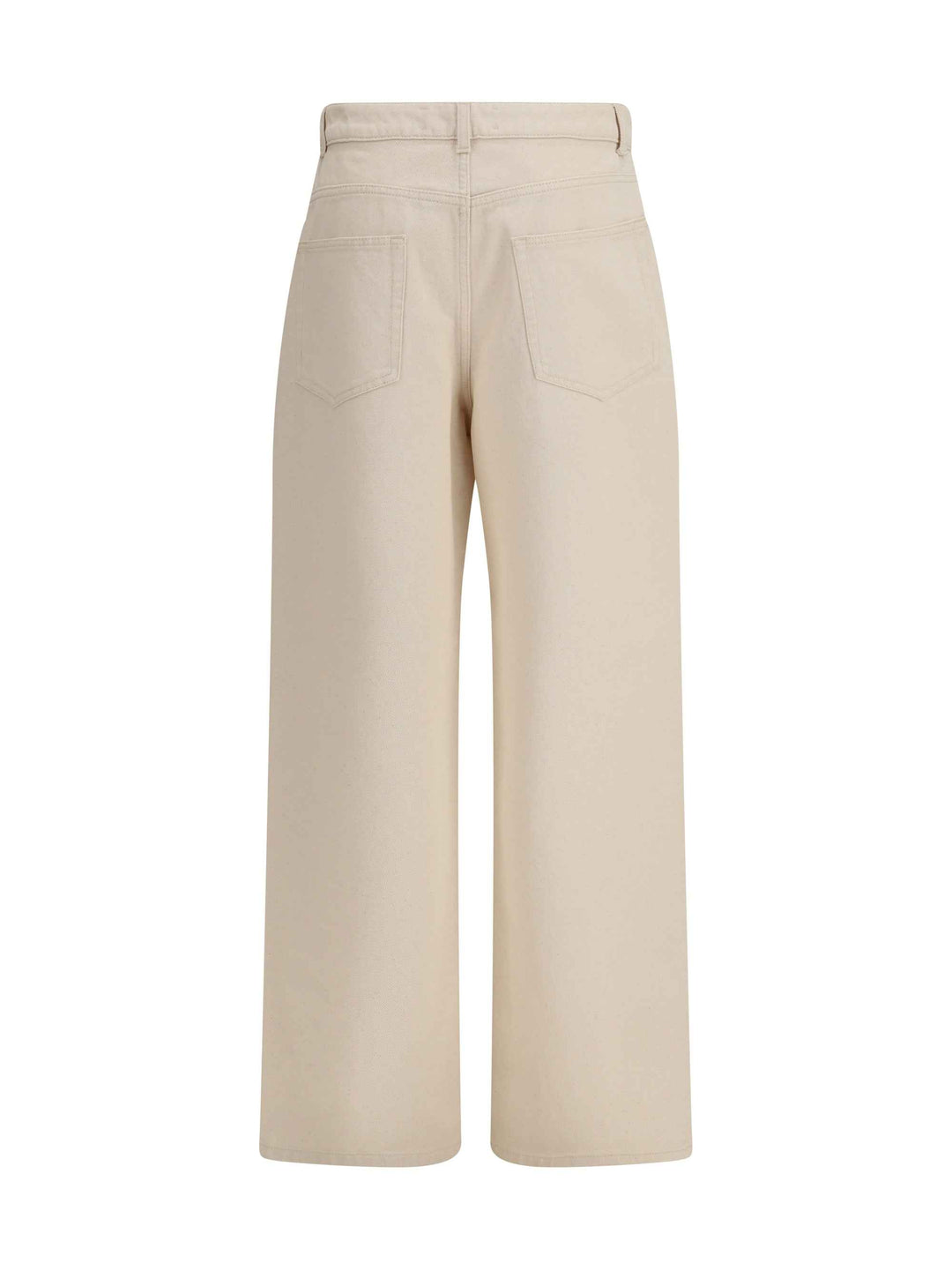 Wide-leg cotton Jeans