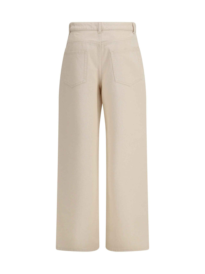 Wide-leg cotton Jeans