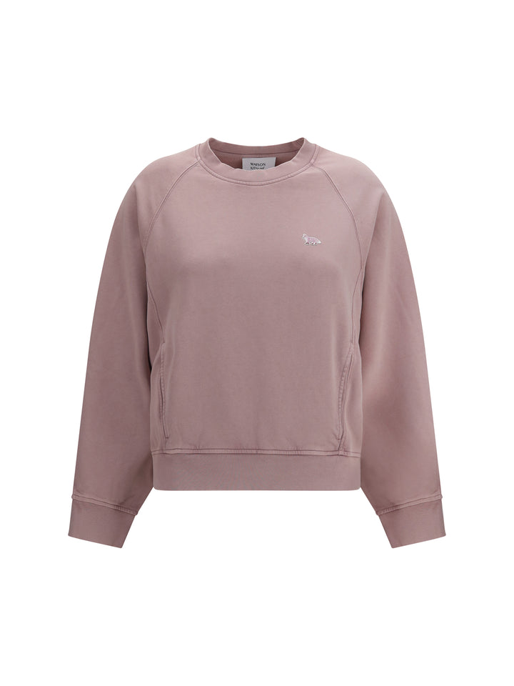 Baby Fox Faded crewneck Sweatshirt 1