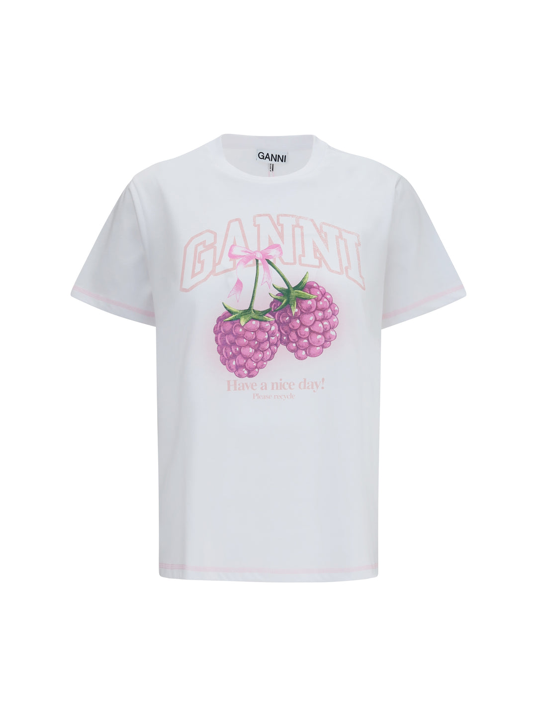 Cotton raspberry T-shirt 1