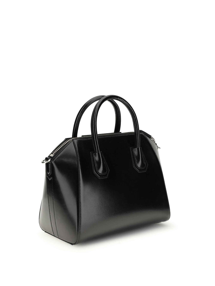 Antigona small leather Box Handbag