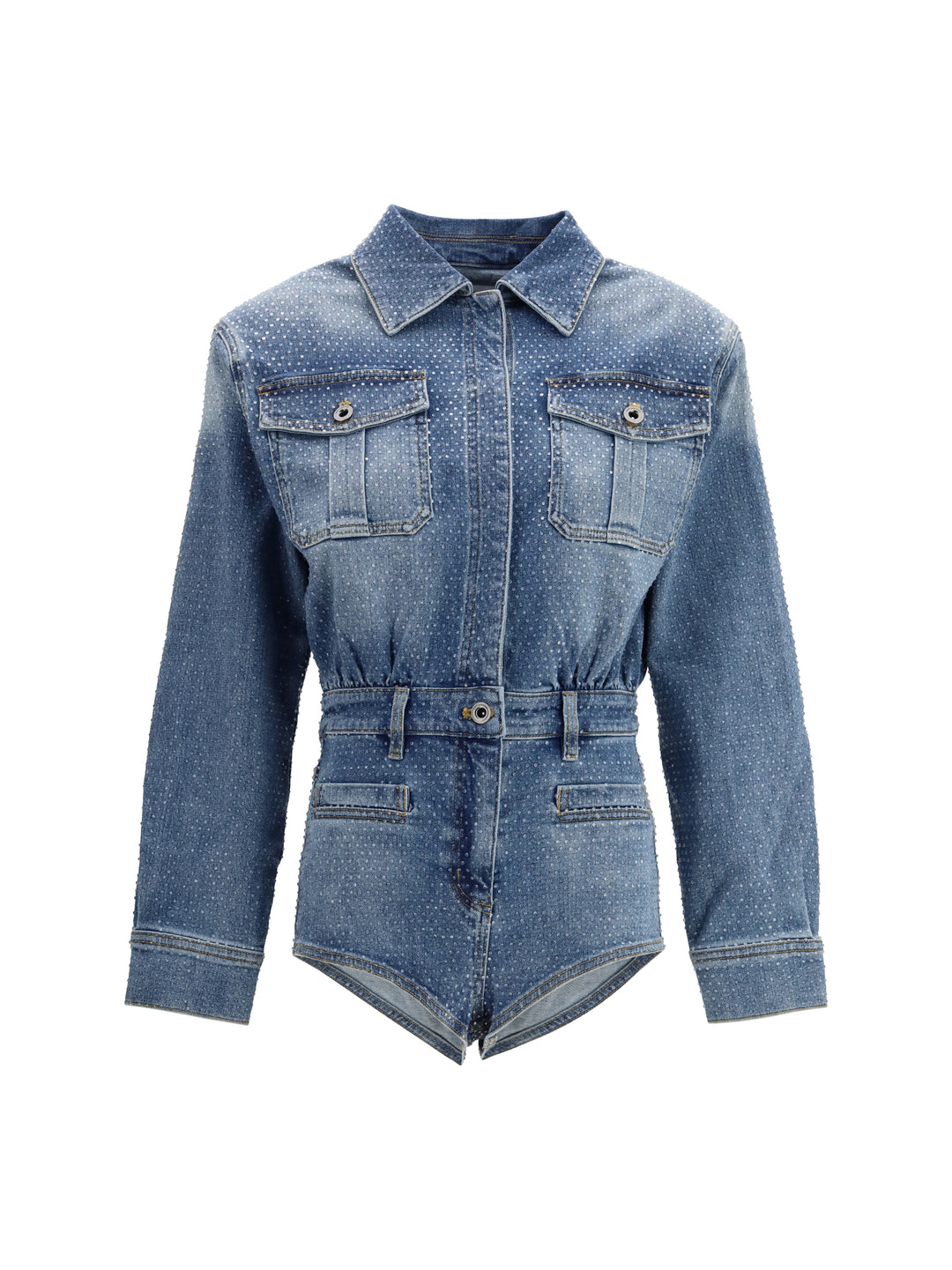 Rhinestone denim Jacket 1