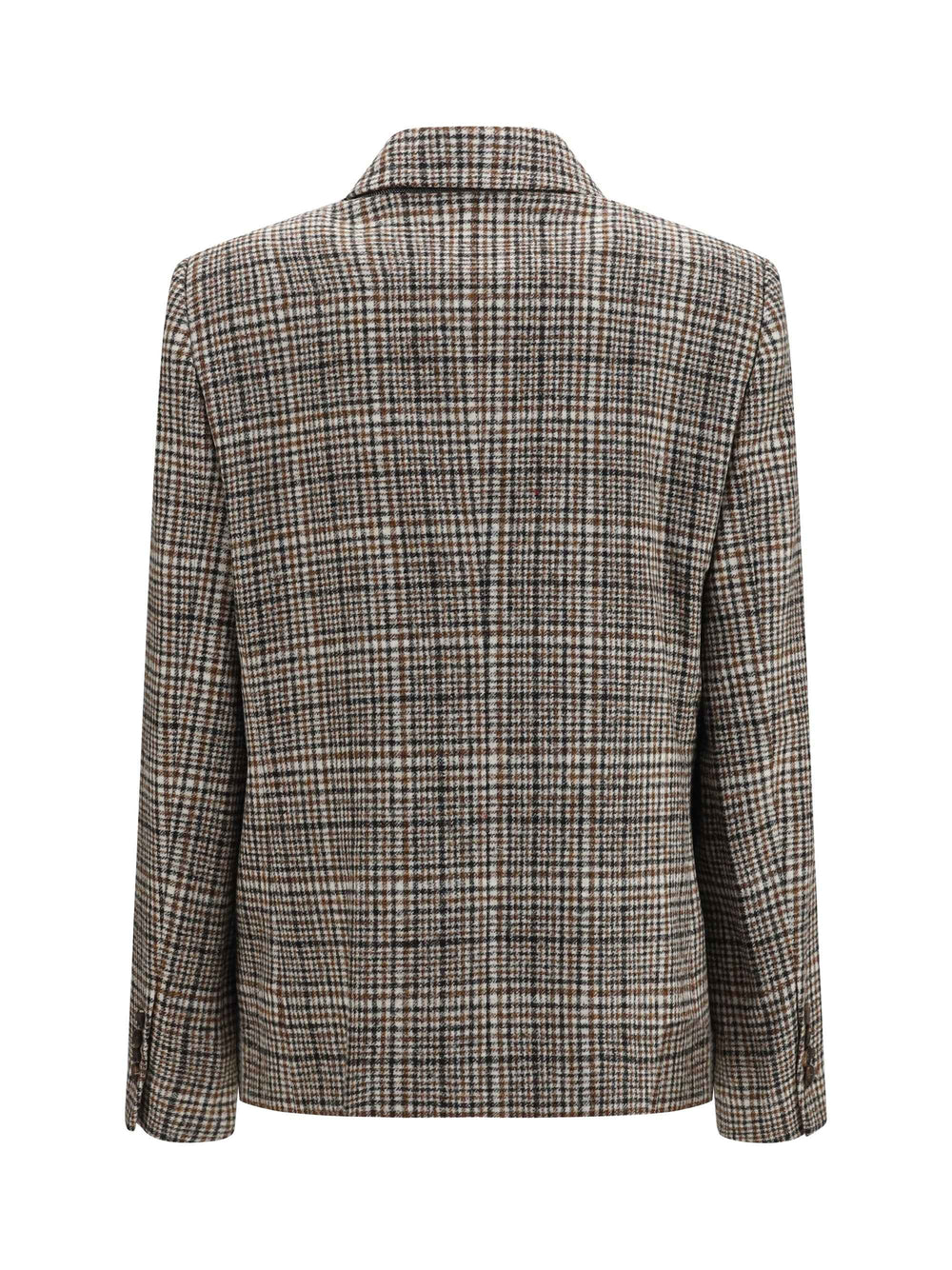 Double-breasted Jacket in alpaca and wool blend