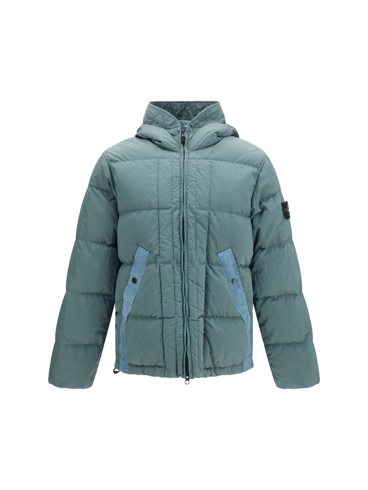 Nylon Metal hooded Puffer Jacket 1