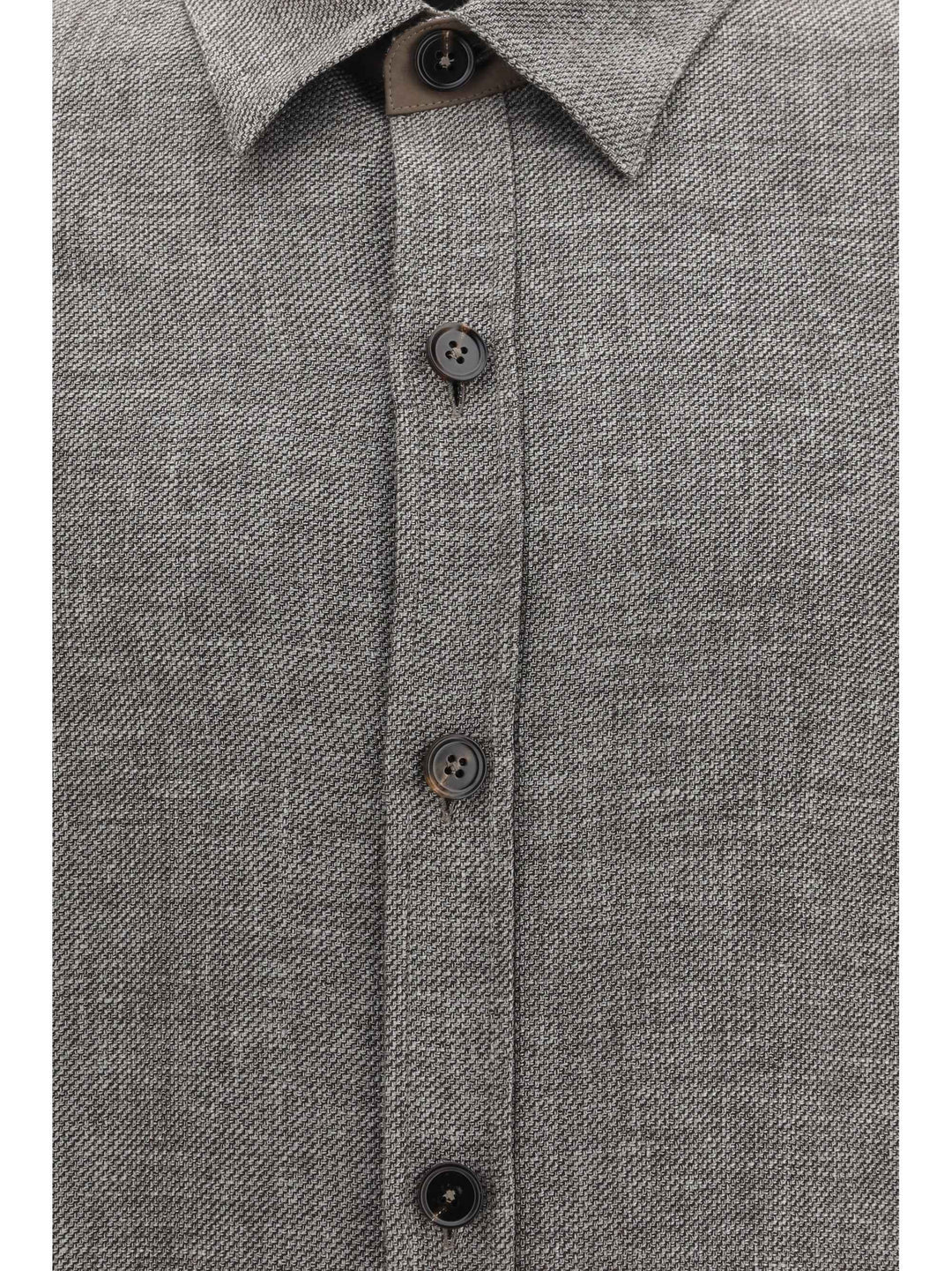 Cashmere, linen, and silk Overshirt