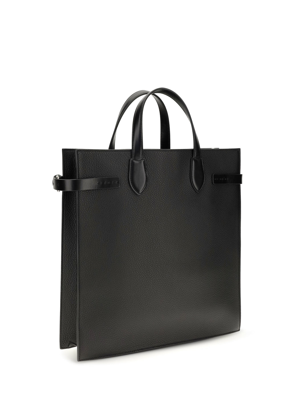 Medium Antibes grained leather Shopping Bag 3