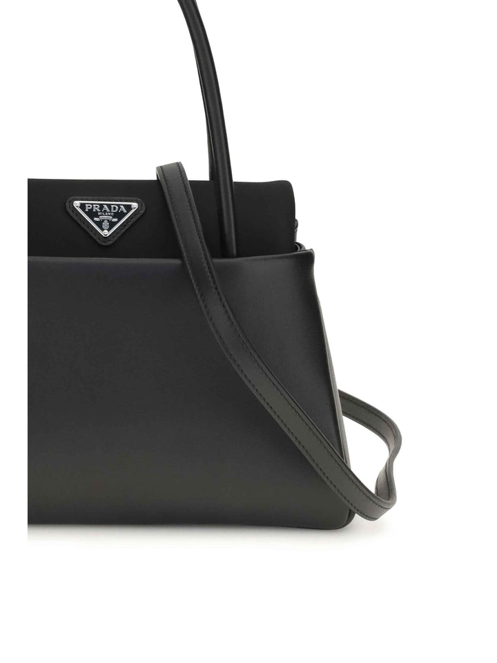 Top Handle Bag with triangle logo