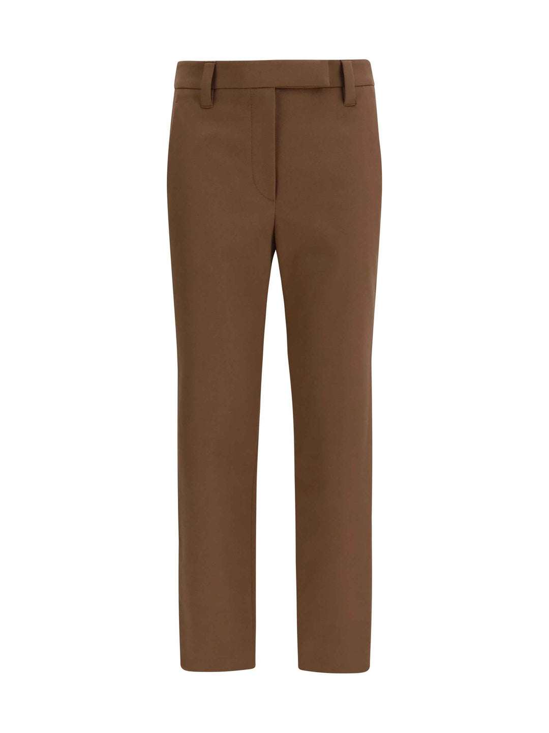 Straight-leg cotton Pants