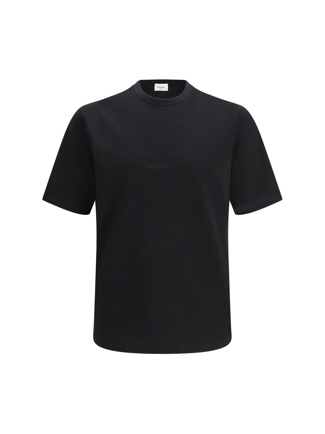 Cotton jersey T-shirt with embroidered logo 1