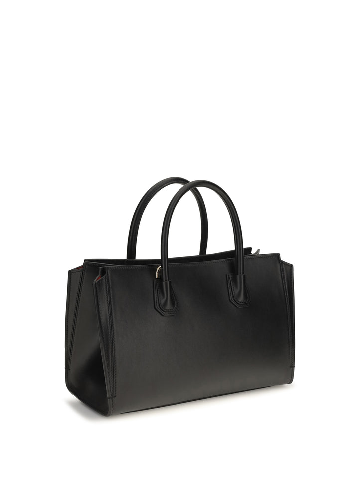 Small Antigona Catchall glossy grained leather Handbag 3
