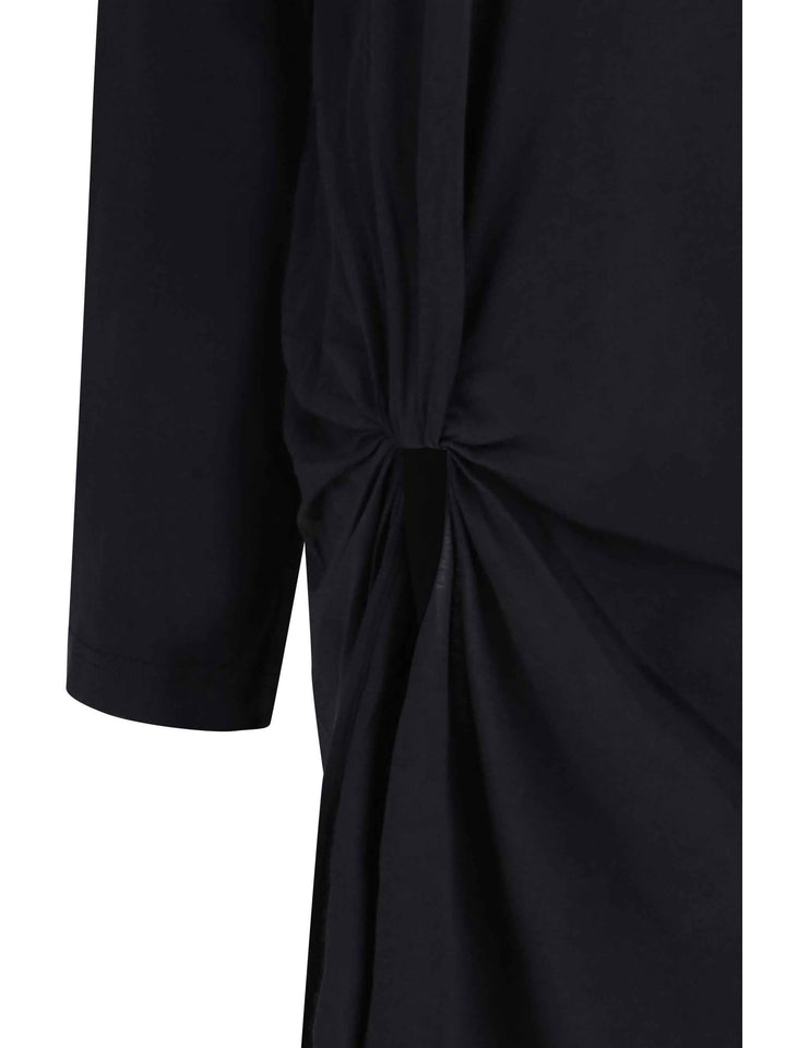 Twisted-knot cotton Dress