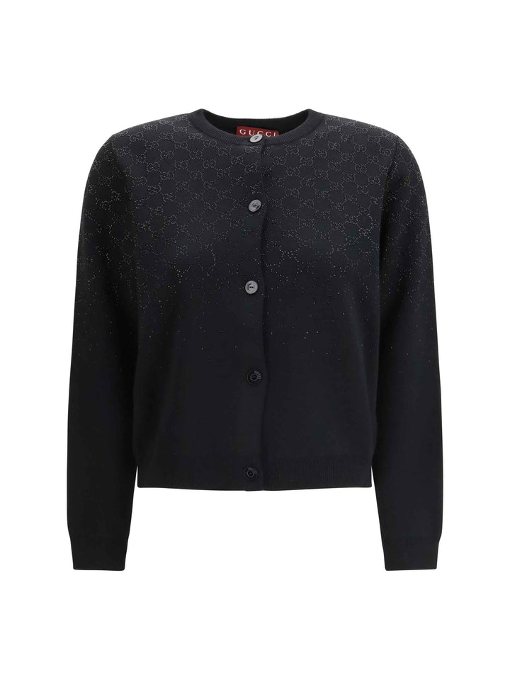 Long-sleeve crew-neck Cardigan