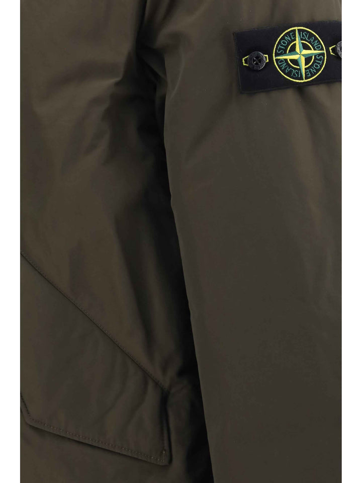 Padded micro twill Jacket