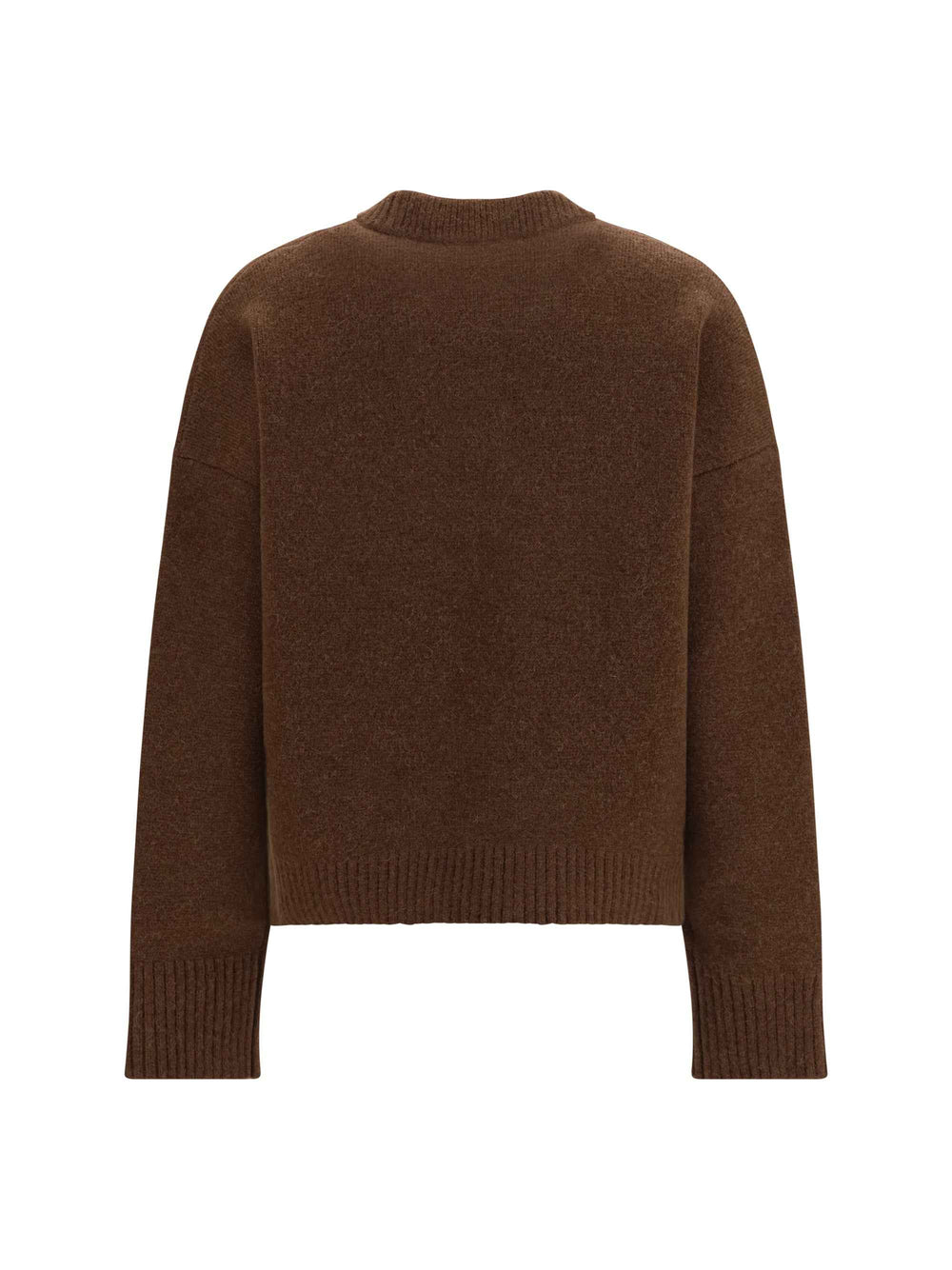 AMI PARIS Knitwear in MARRON CHOCOLAT/ECRU