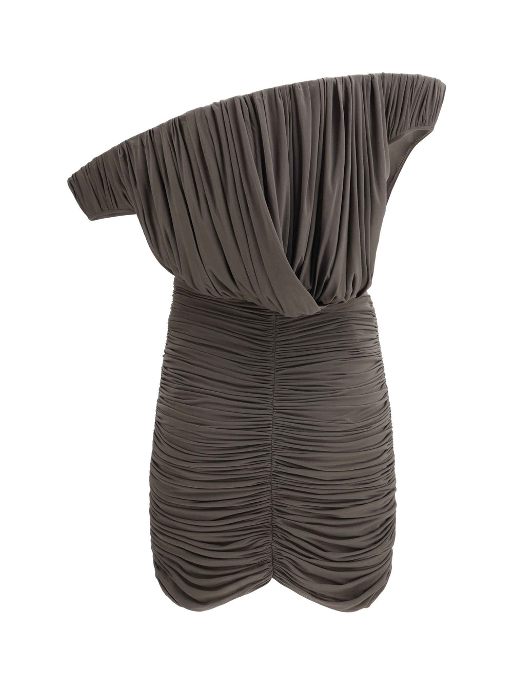 Asymmetrical petal mini Dress