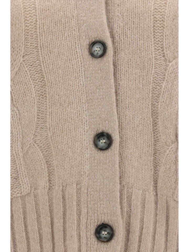 Cashmere and silk Sweater with buttons