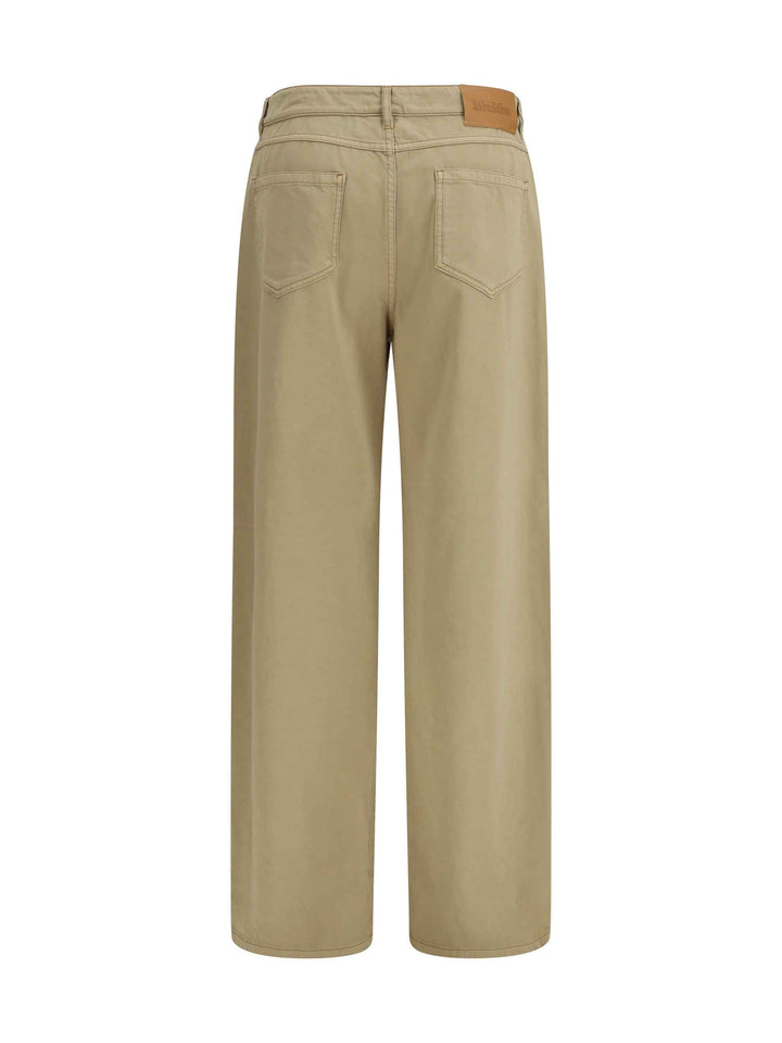 Baggy Pants in pure cotton satin