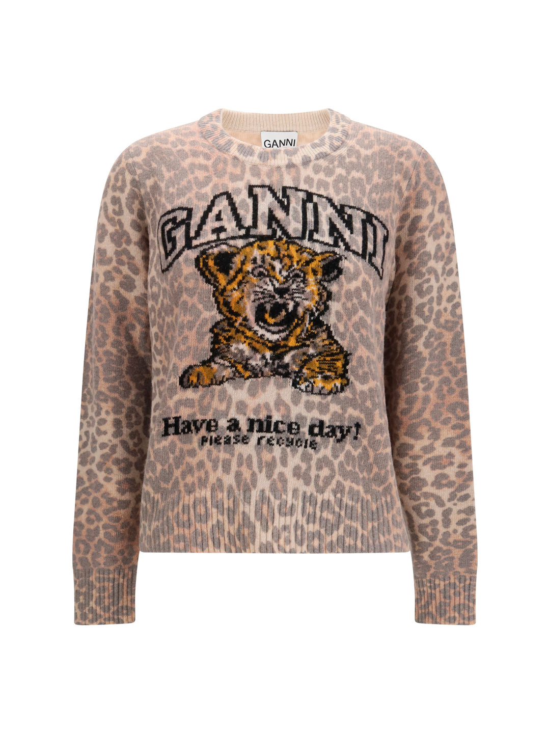 Tiger-print Sweater 1