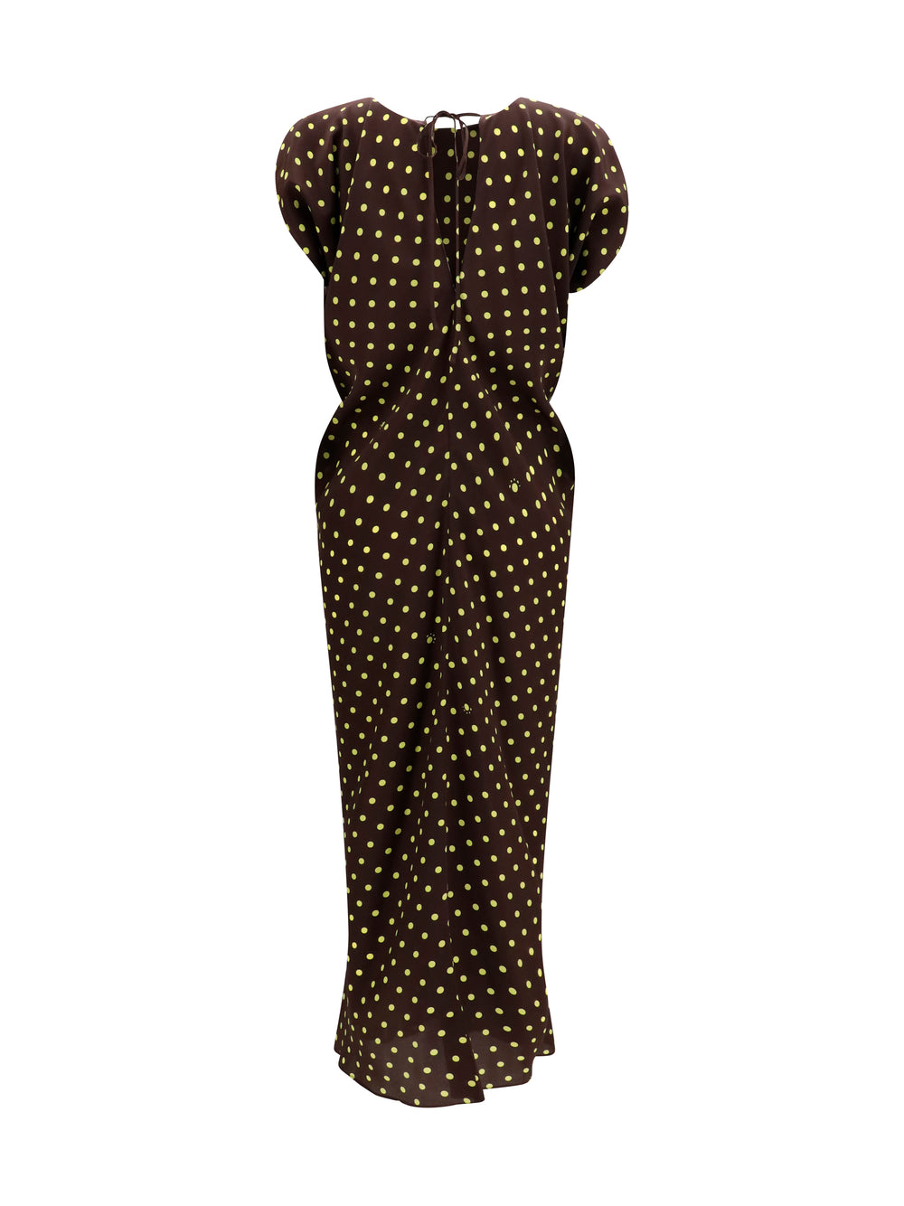 Printed polka dot crepe Dress 2