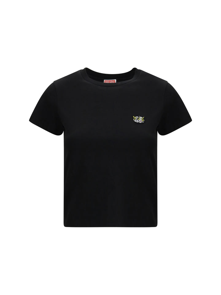 Cotton T-shirt with the embroidered “Wild Tiger” 1