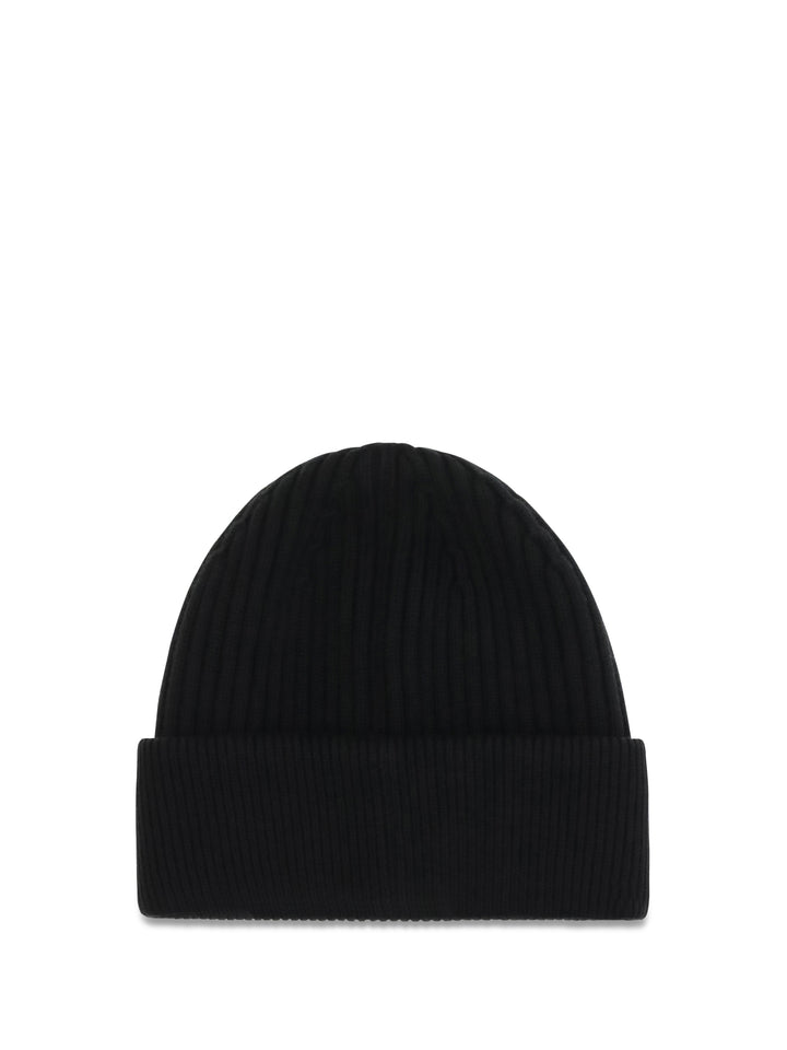 Logo English rib knit Beanie 2