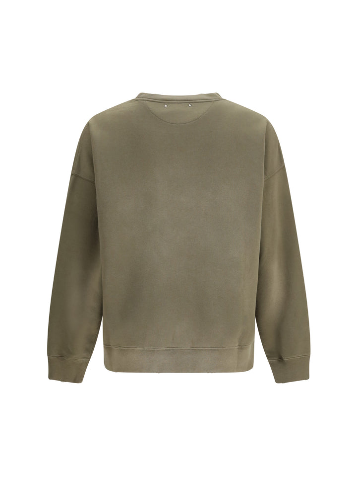 Journey unisex Crew neck in garment-dyed cotton fleece 2
