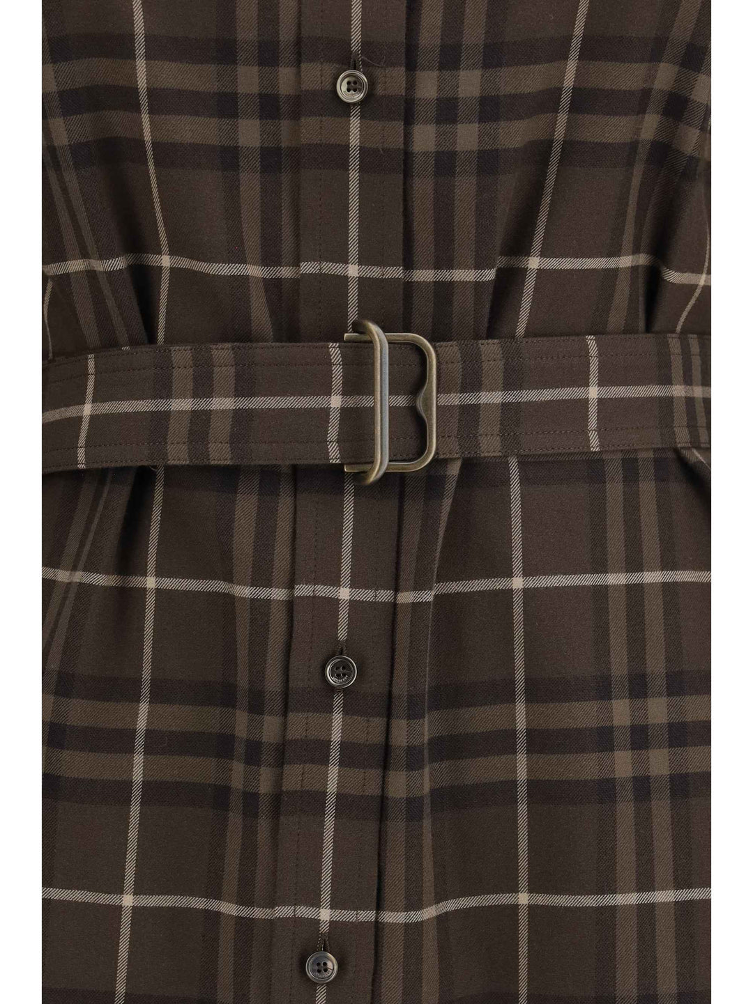 Check cotton shirt Dress